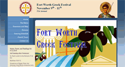 Desktop Screenshot of fortworthgreekfestival.com